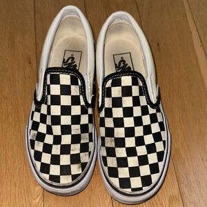 Vans checkered slip-ons